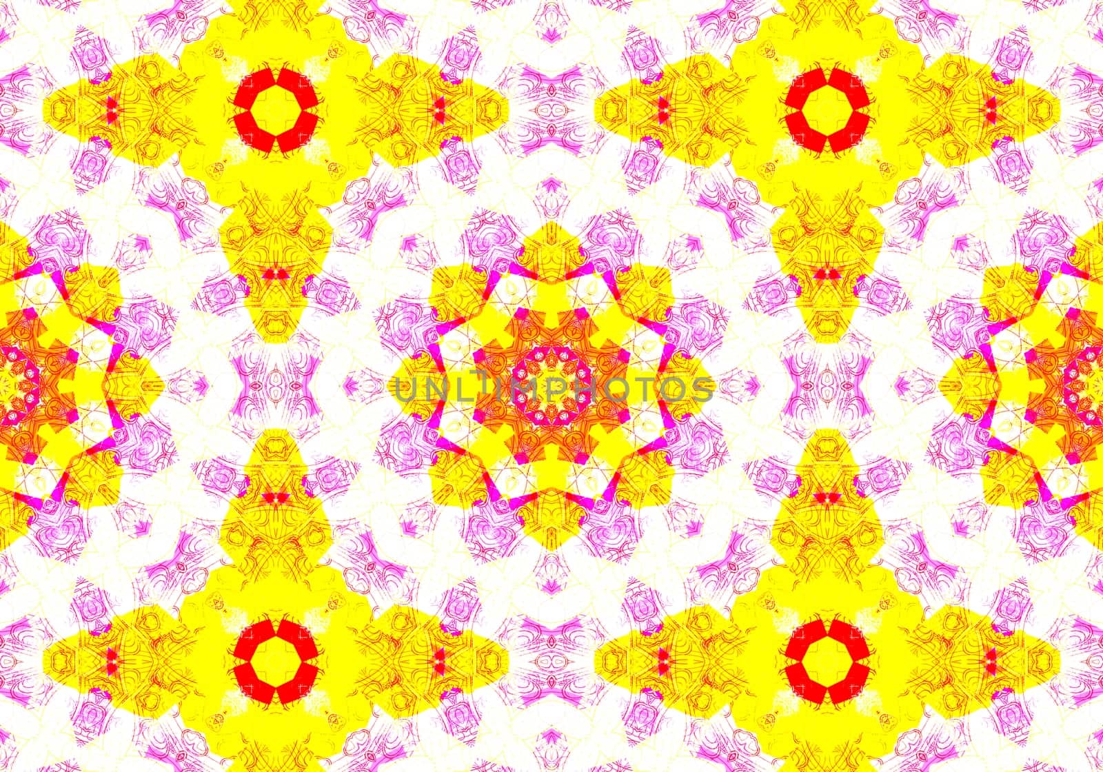 Ethnic pattern. Abstract kaleidoscope fabric design texture