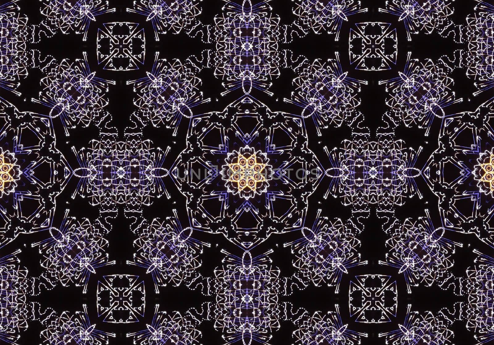 Ethnic pattern. Abstract kaleidoscope fabric design texture