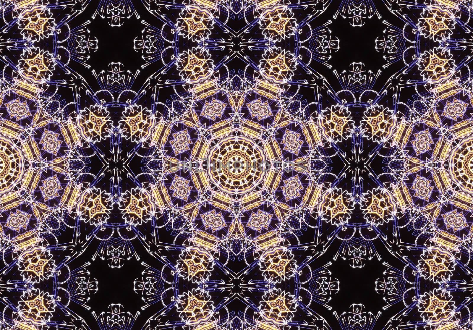 Ethnic pattern. Abstract kaleidoscope fabric design texture
