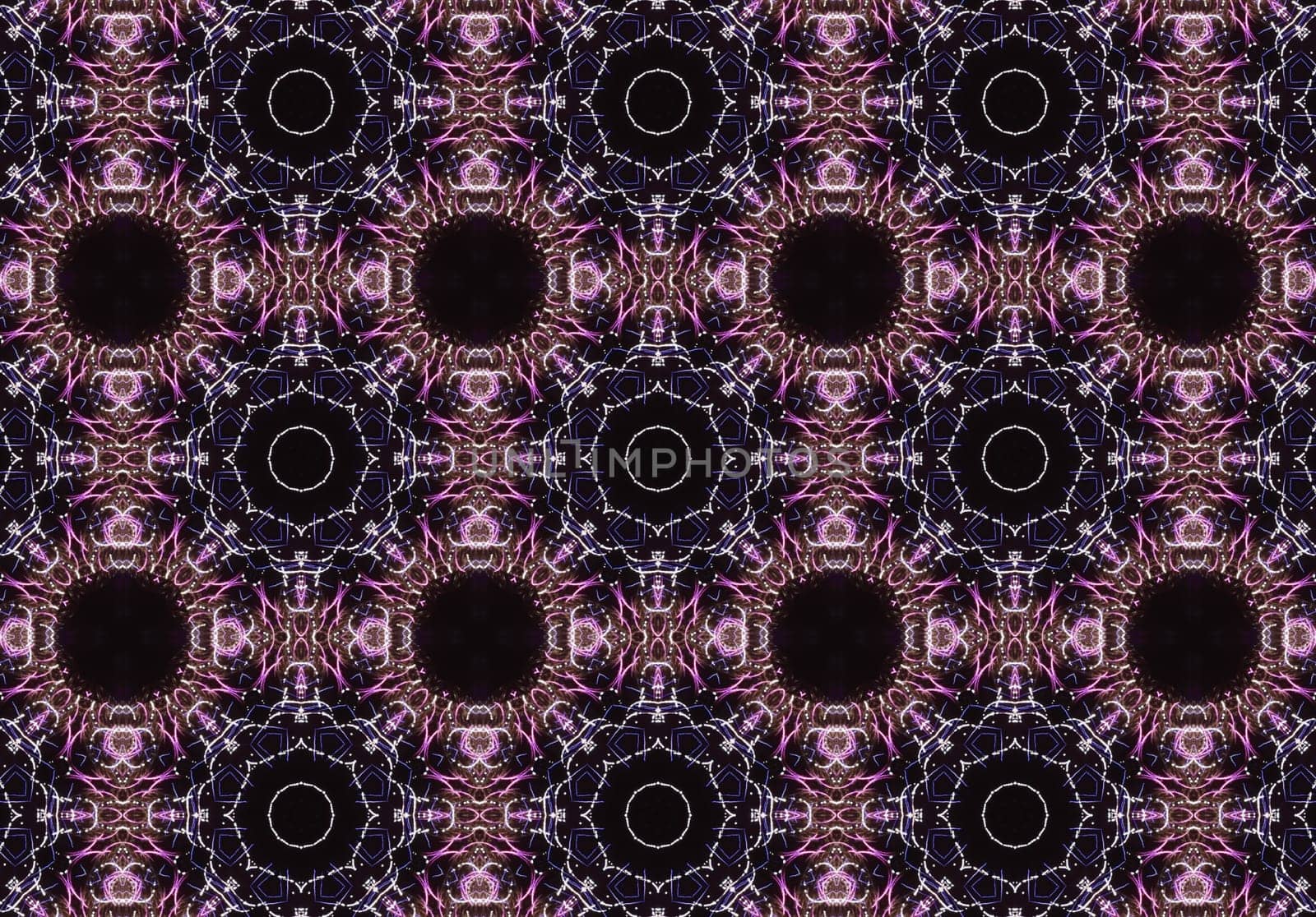Ethnic pattern. Abstract kaleidoscope fabric design texture