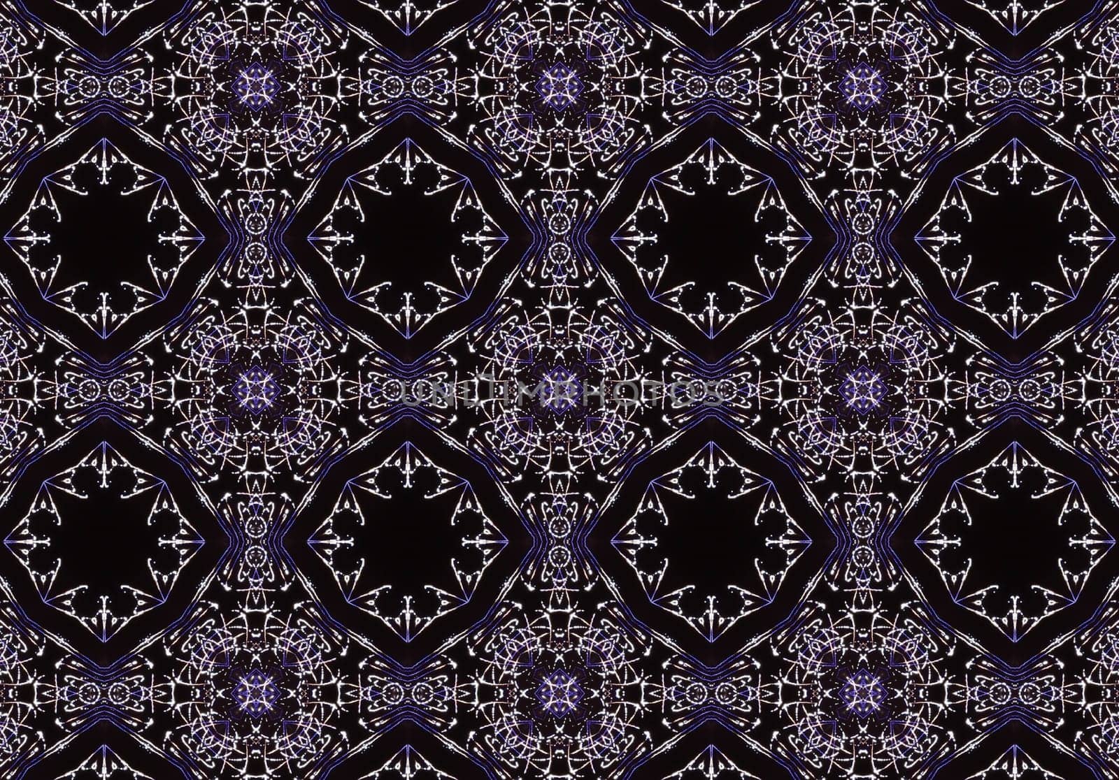 Ethnic pattern. Abstract kaleidoscope fabric design texture