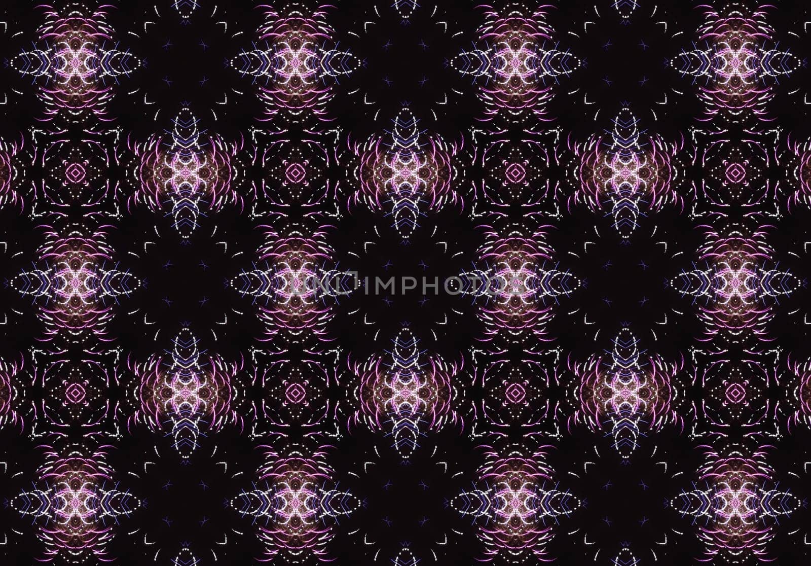 Ethnic pattern. Abstract kaleidoscope fabric design texture