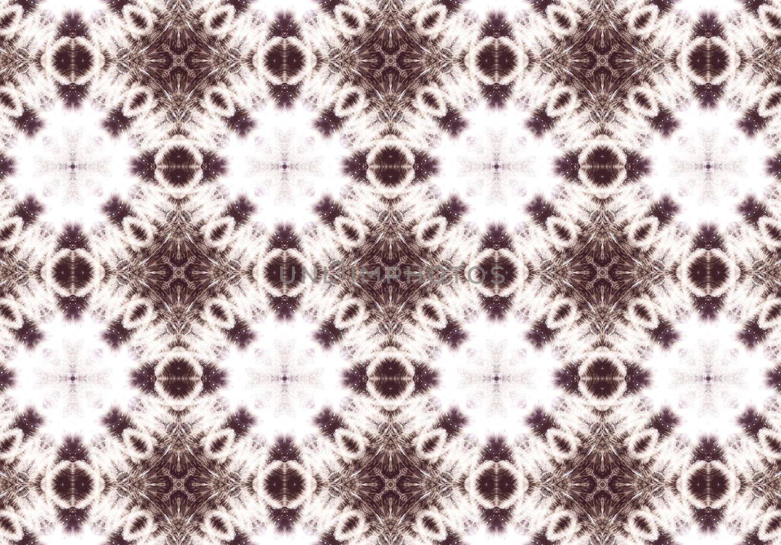 Ethnic pattern. Abstract kaleidoscope fabric design texture