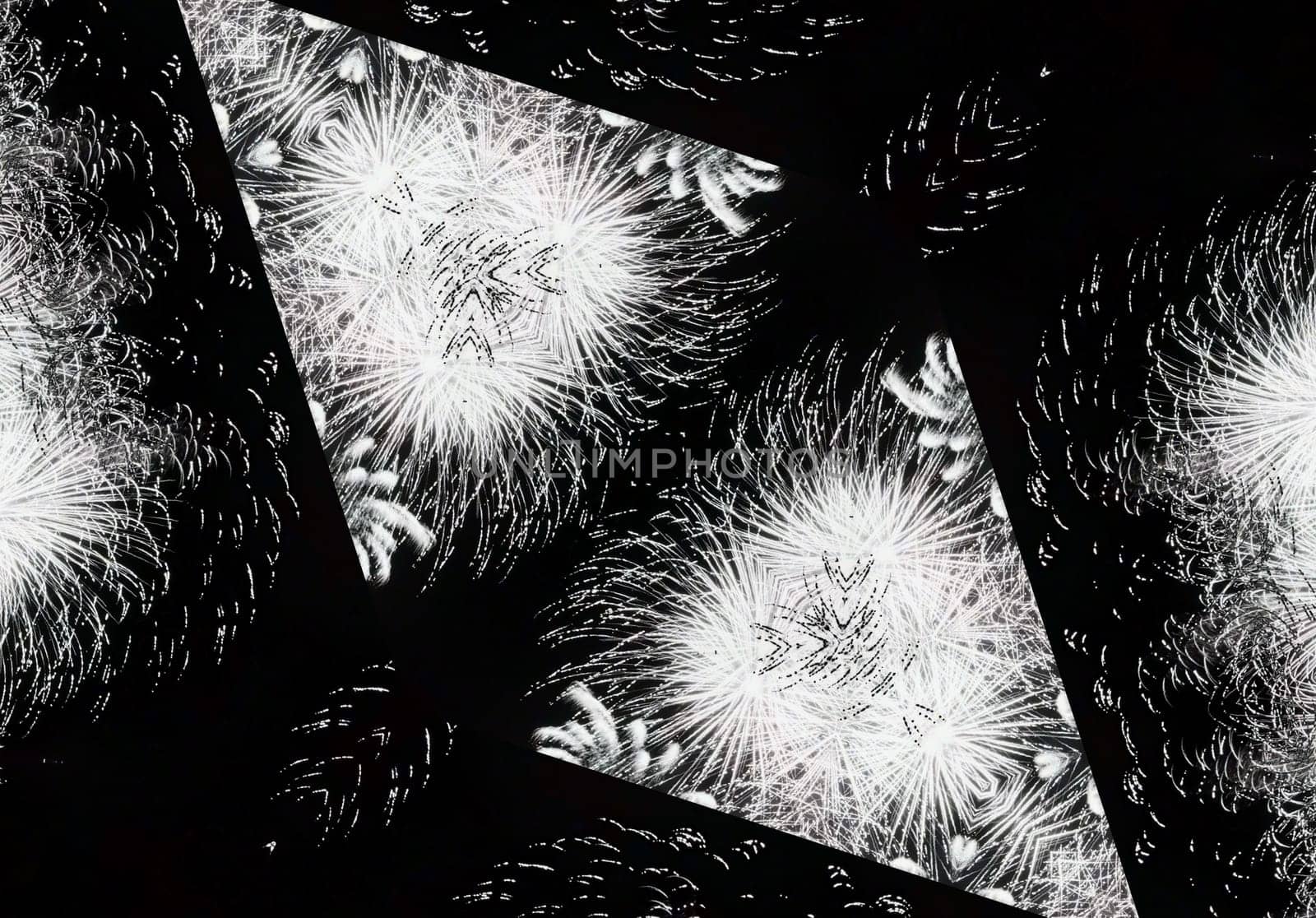 Ethnic pattern. Abstract kaleidoscope fabric design texture