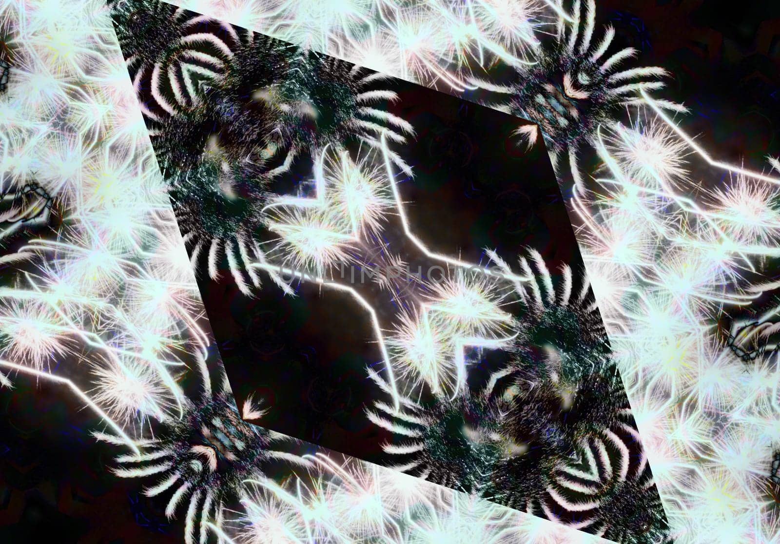 Ethnic pattern. Abstract kaleidoscope fabric design texture