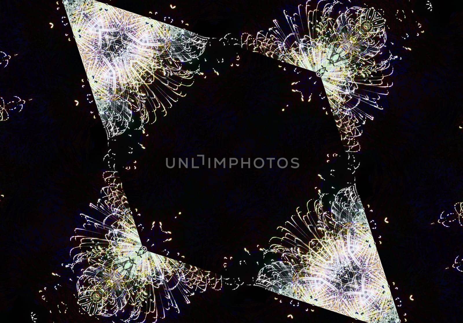 Ethnic pattern. Abstract kaleidoscope fabric design texture