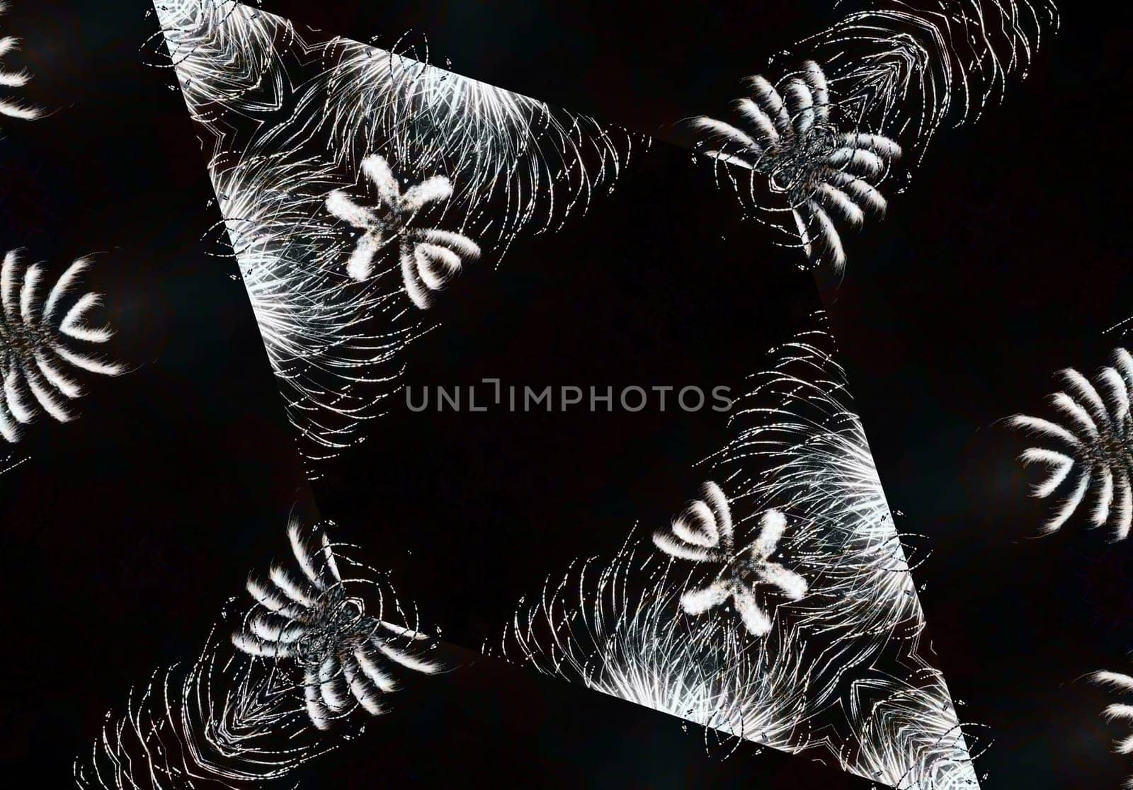 Ethnic pattern. Abstract kaleidoscope fabric design texture