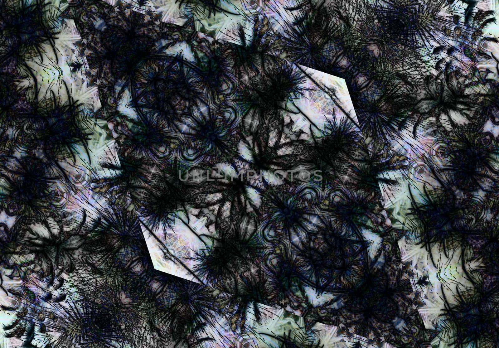 Ethnic pattern. Abstract kaleidoscope fabric design texture