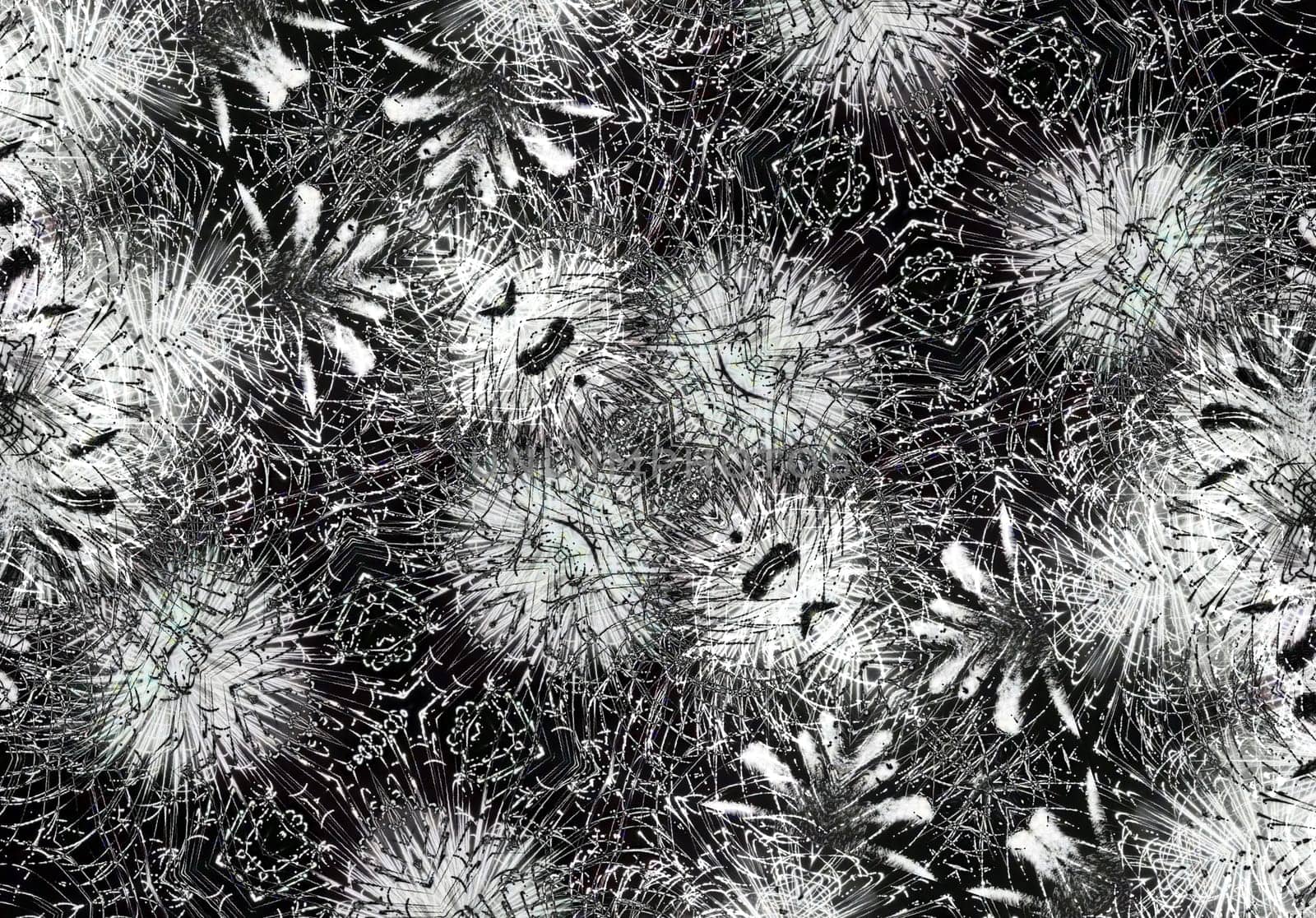 Ethnic pattern. Abstract kaleidoscope fabric design texture