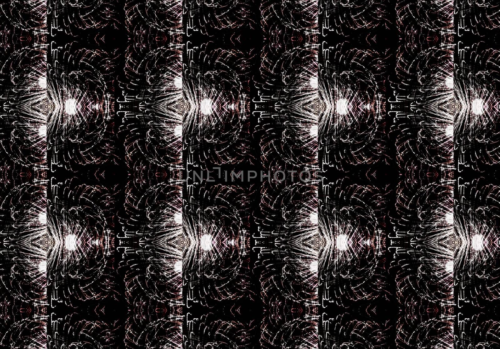 Ethnic pattern. Abstract kaleidoscope fabric design texture
