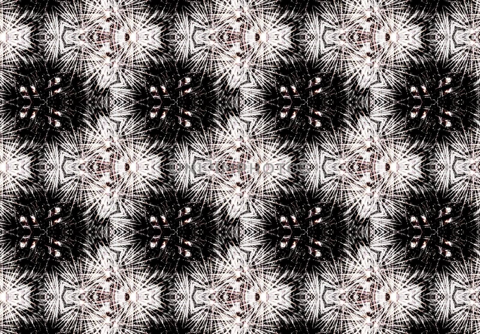 Ethnic pattern. Abstract kaleidoscope fabric design texture