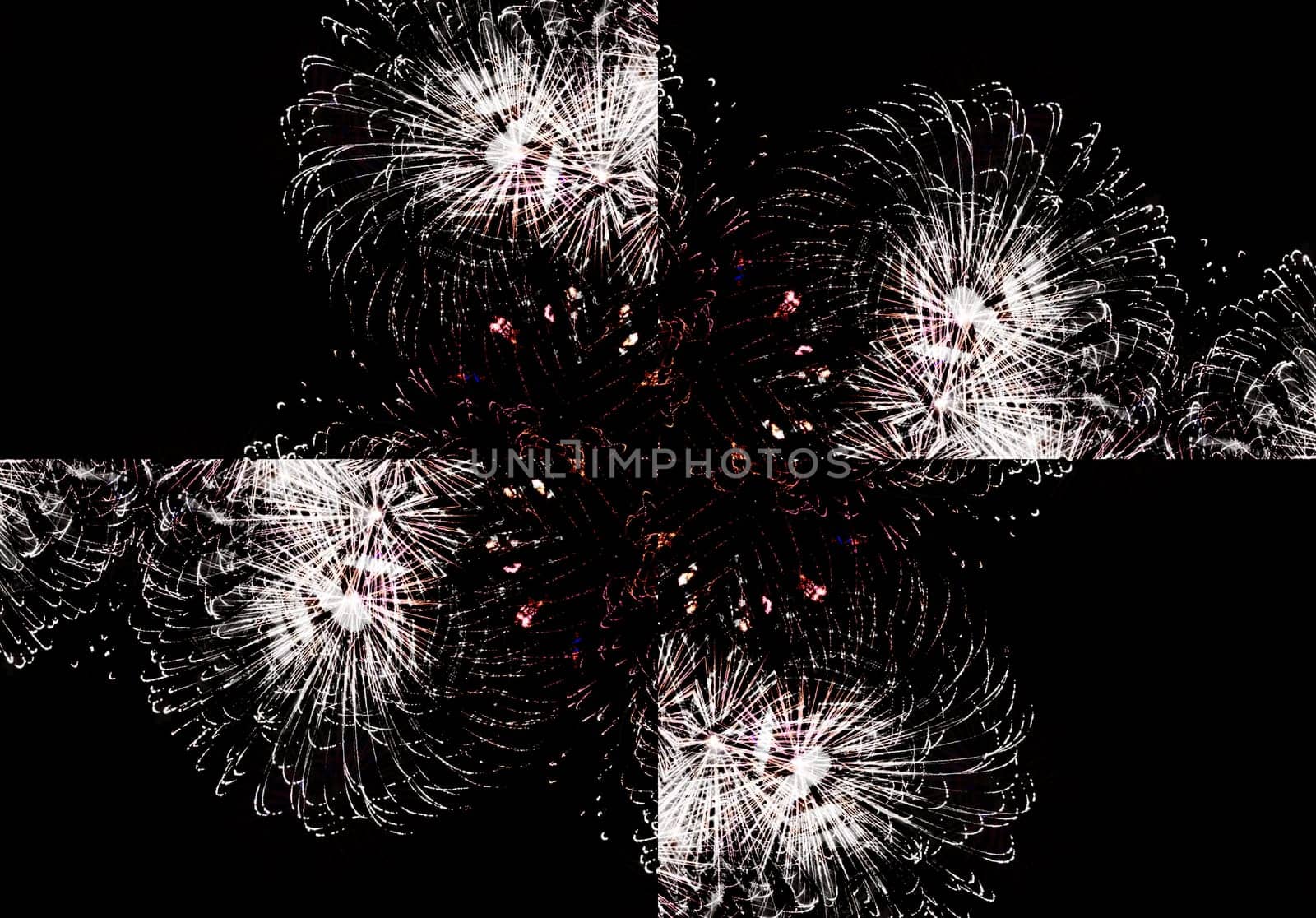 Ethnic pattern. Abstract kaleidoscope fabric design texture