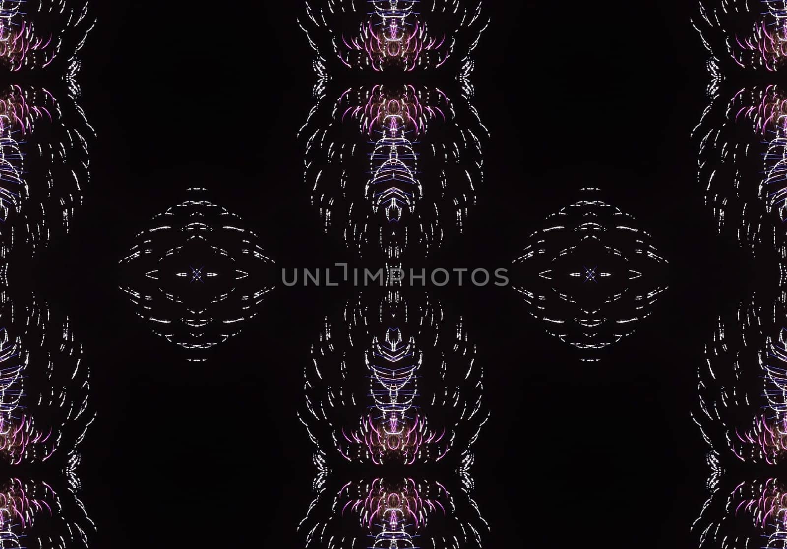 Ethnic pattern. Abstract kaleidoscope fabric design texture