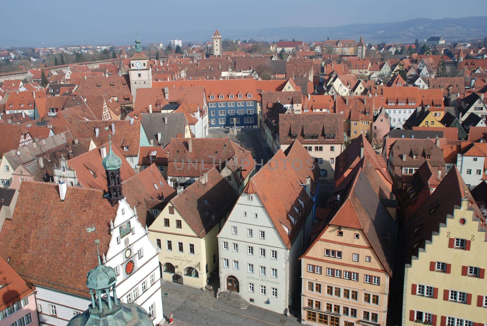 City view 91541 City of Rothenburg ob der Tauber Taubertal Germany