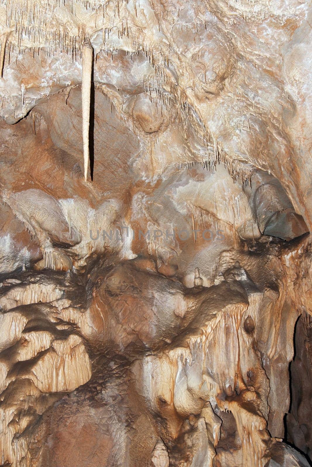 Stalactite cave - natural creation of the beautiful and bizarre stalactite formations