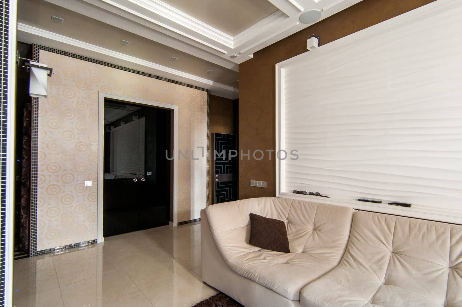 Russia, Moscow- May 12, 2018: interior room apartment. standard repair decoration in hostel