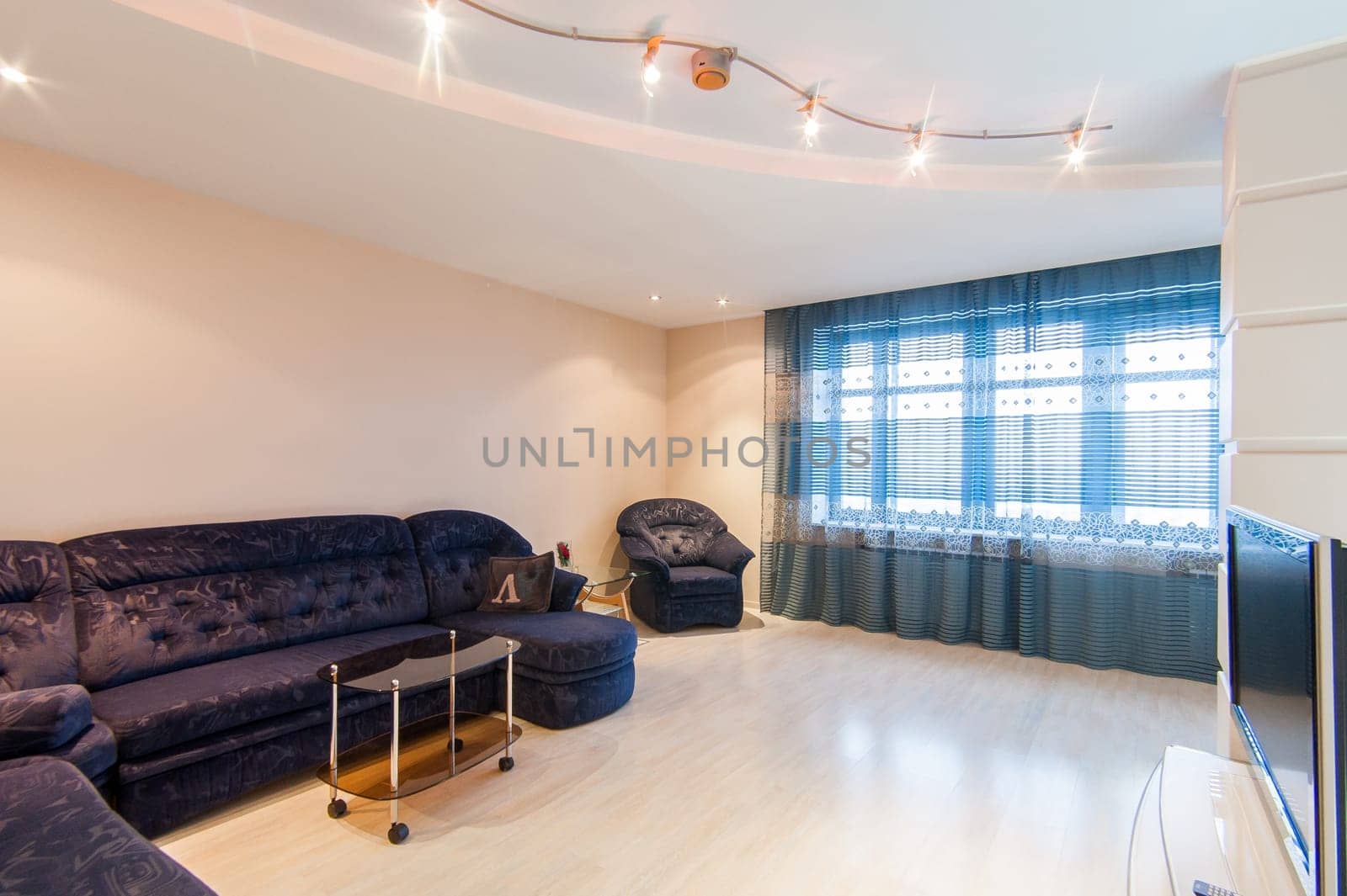 Russia, Moscow- May 12, 2018: interior room apartment. standard repair decoration in hostel