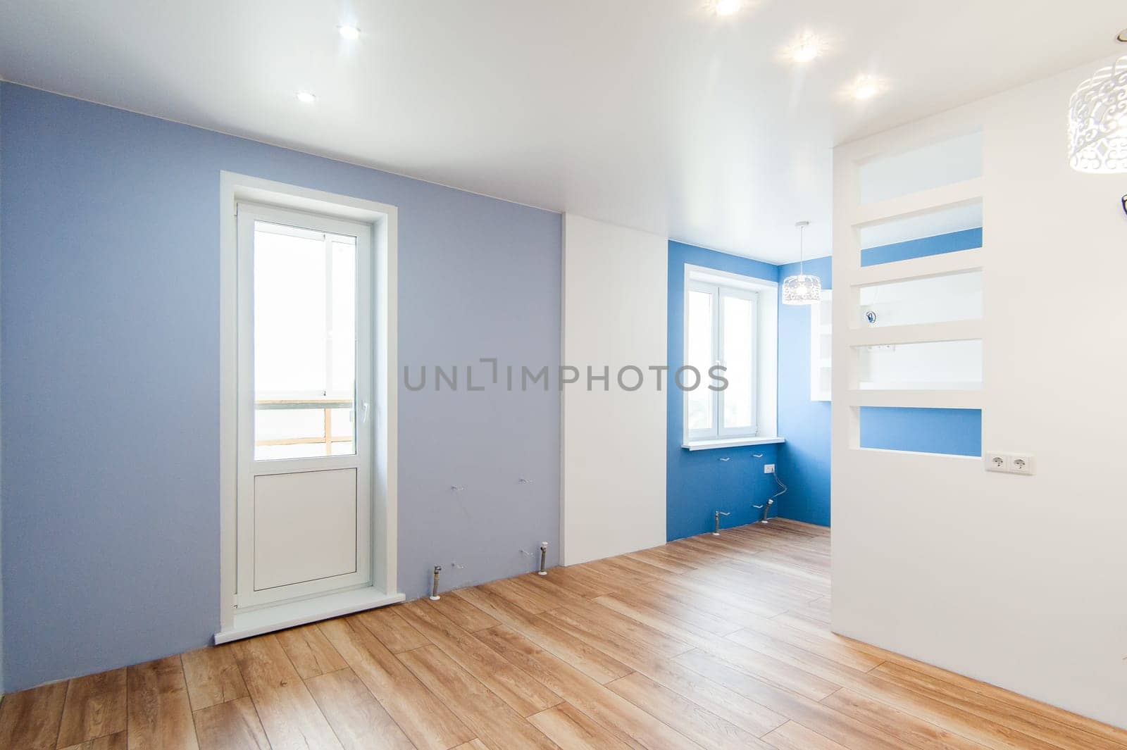 Russia, Moscow- May 14, 2018: interior room apartment. standard repair decoration in hostel