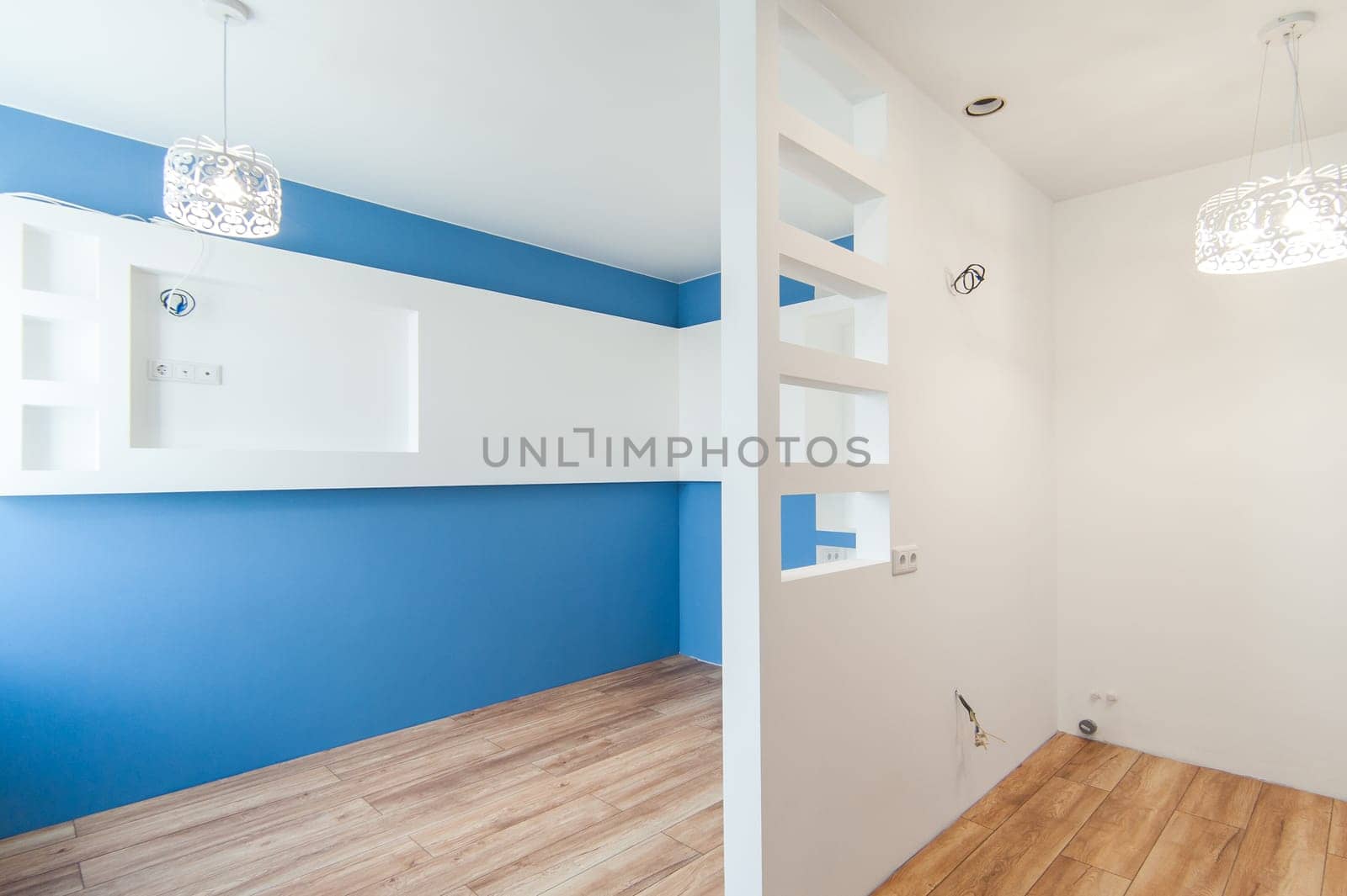 Russia, Moscow- May 14, 2018: interior room apartment. standard repair decoration in hostel