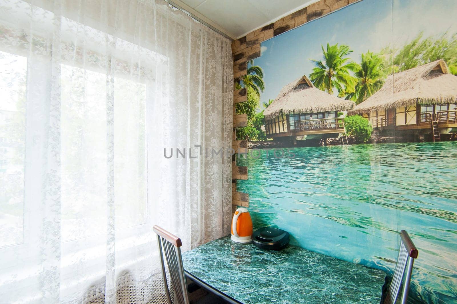 Russia, Moscow- May 14, 2018: interior room apartment. standard repair decoration in hostel