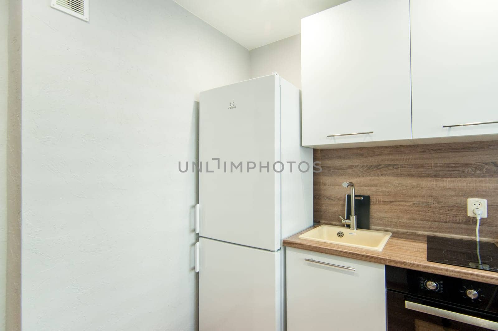 Russia, Moscow- May 14, 2018: interior room apartment. standard repair decoration in hostel