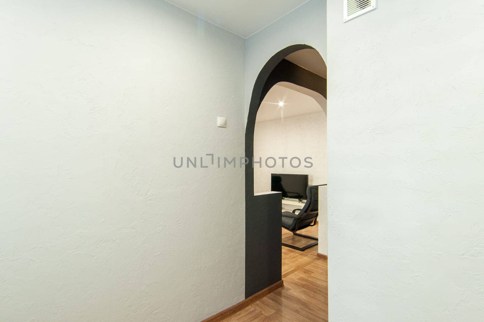 Russia, Moscow- May 14, 2018: interior room apartment. standard repair decoration in hostel