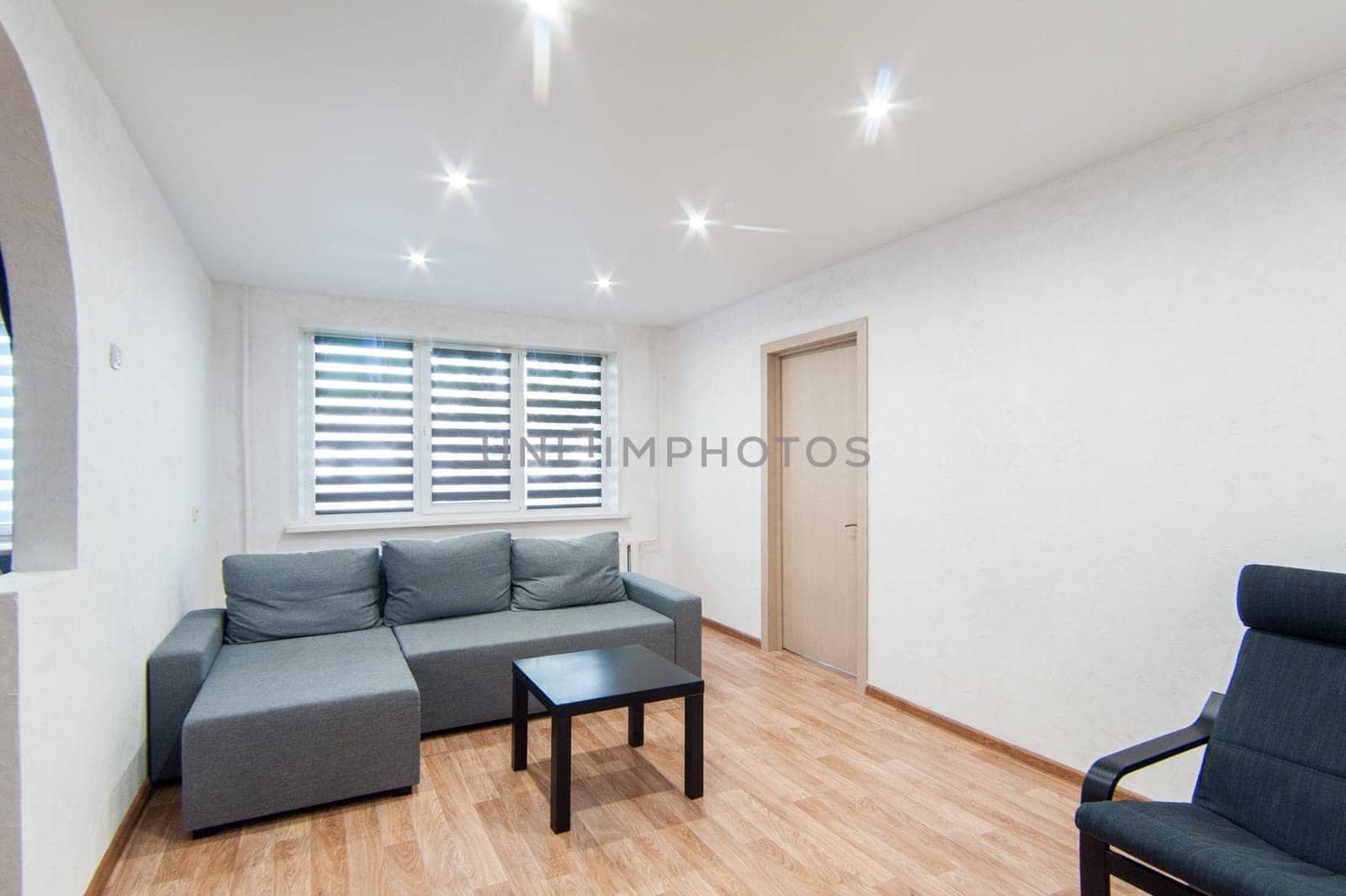 Russia, Moscow- May 14, 2018: interior room apartment. standard repair decoration in hostel