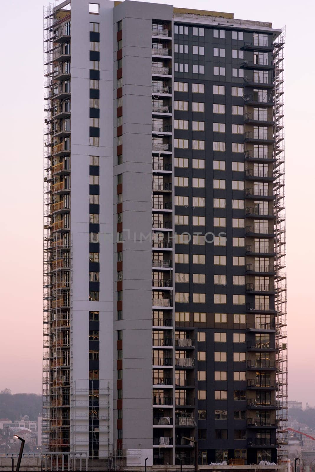 Modern building or skyscraper, construction industry, architecture and real estate business.