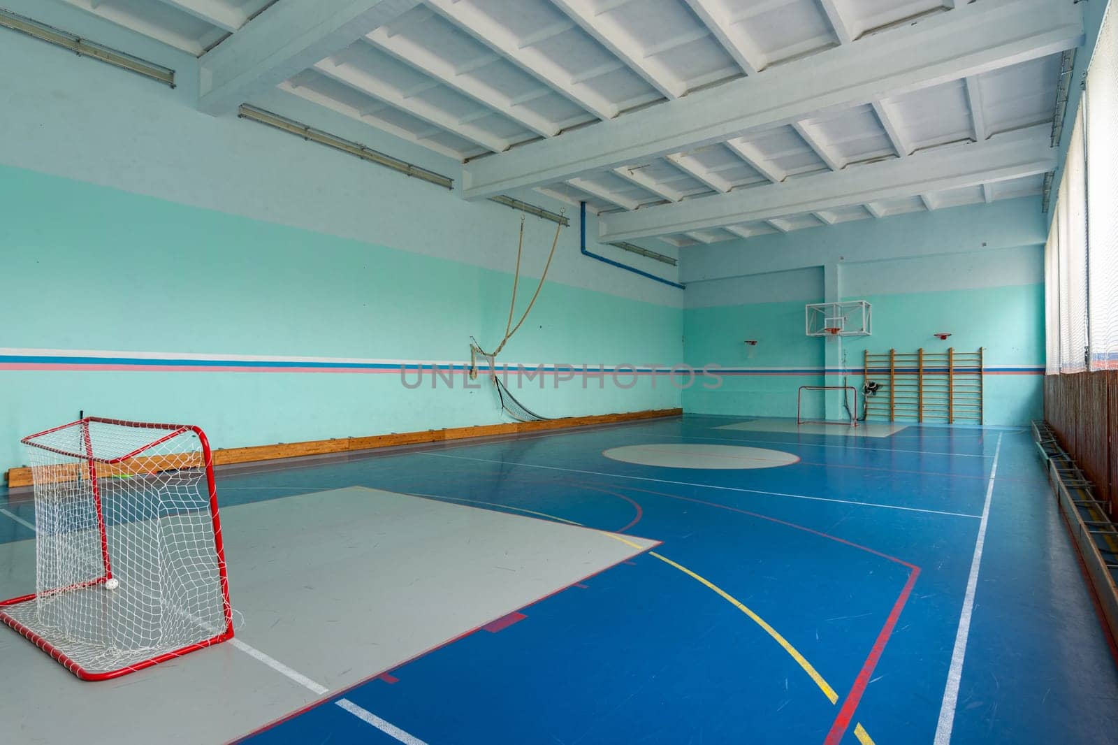 Anapa, Russia - October 5, 2019: General view of the large gym