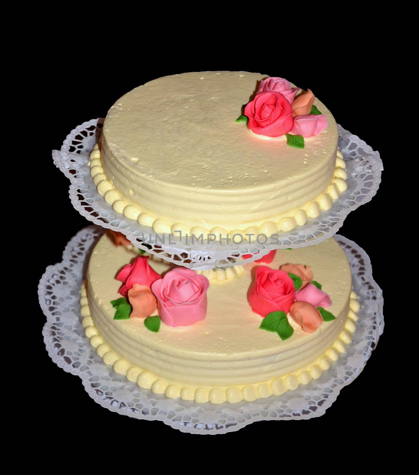 wedding cream cake