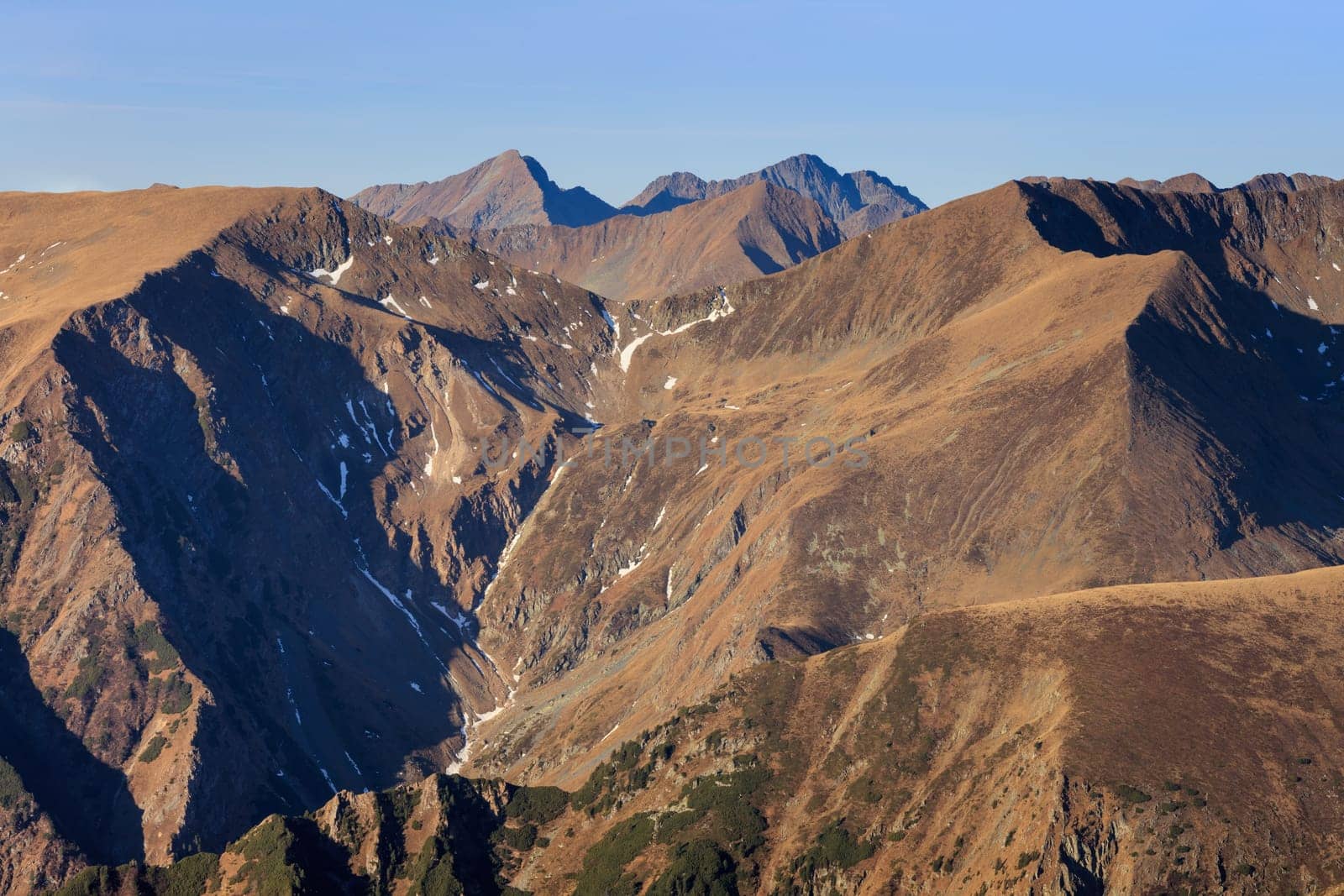 mountain landscape in Fagaras Mountains, Romania