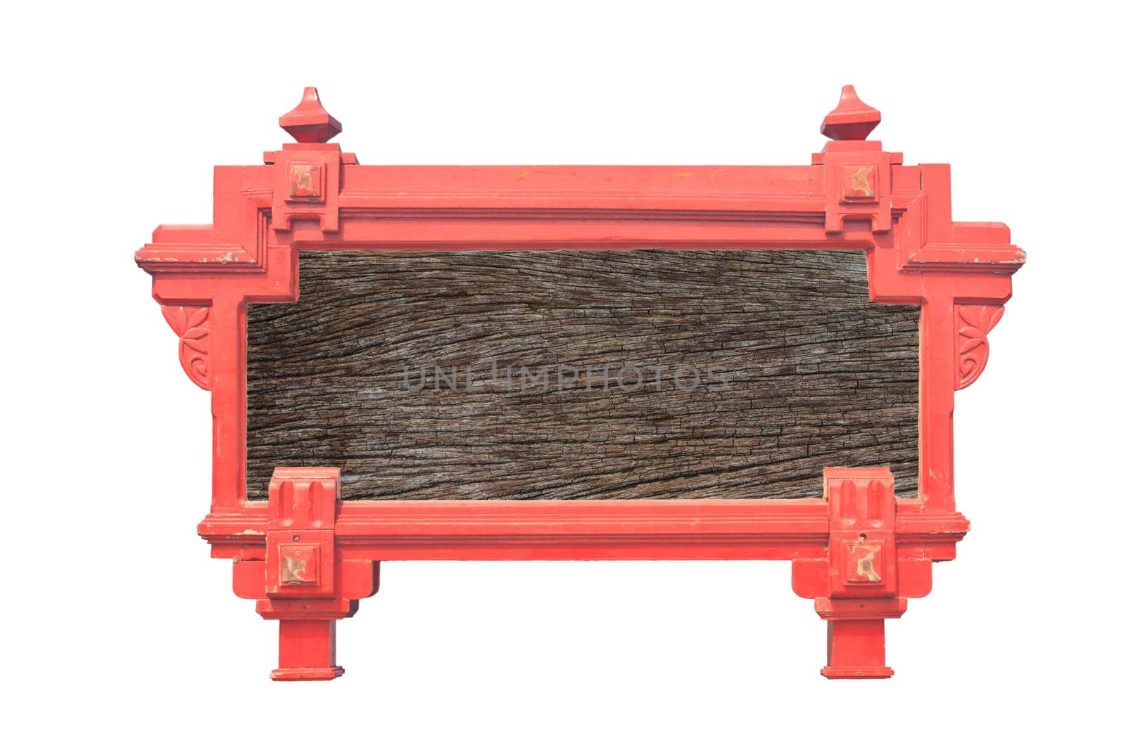 Wooden Blank billboard ready used for new advertisement
