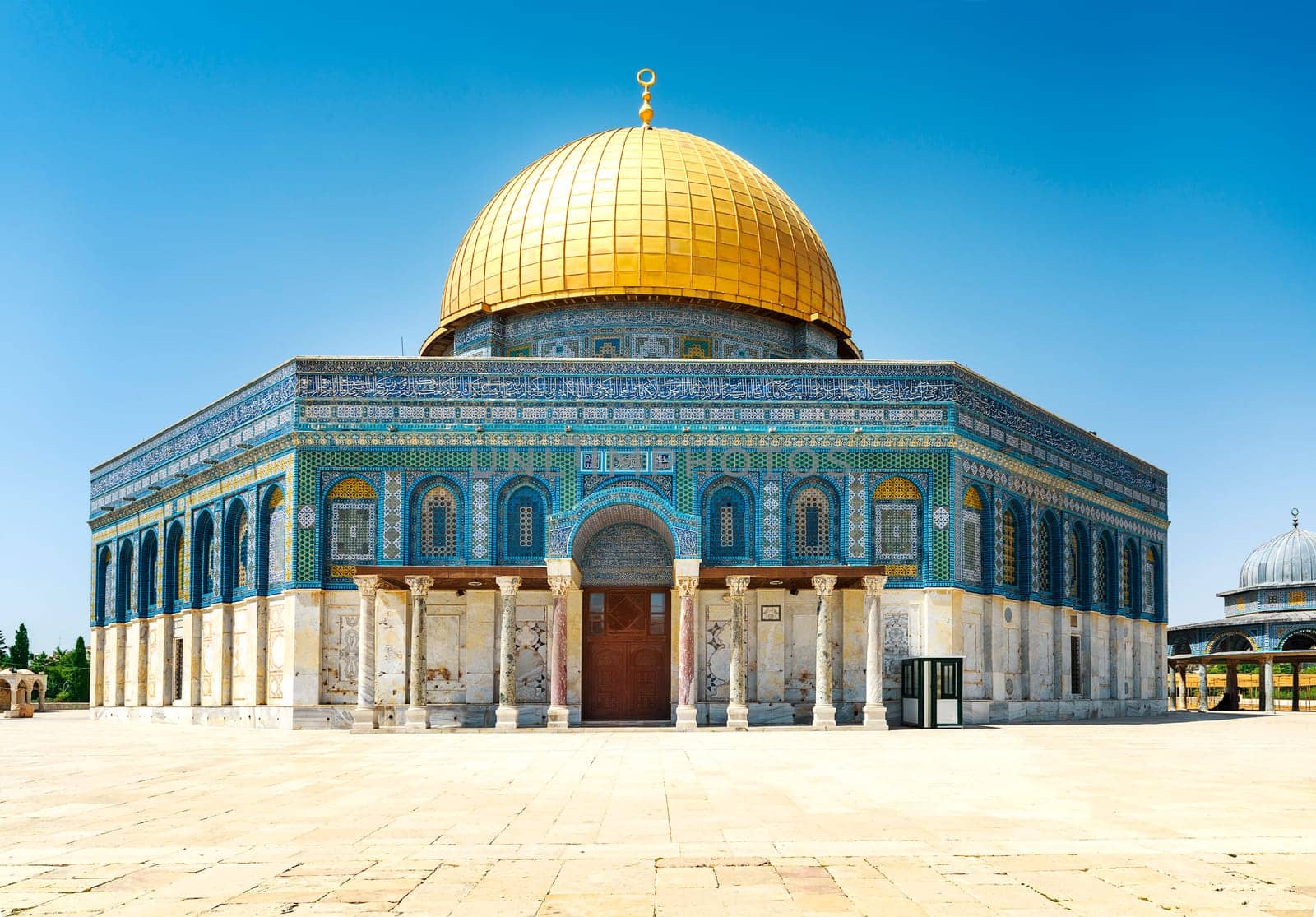 Famous dome of the rock by day in Jerusalem, Israel, Middle east
