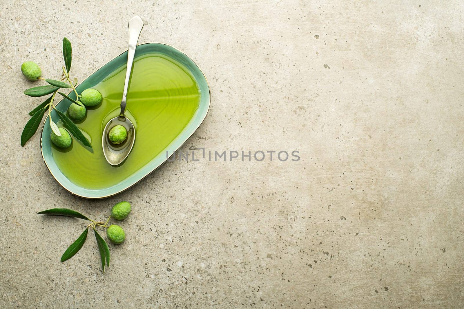 Healthy olive oil with olives ingredients close up. Healthy concept