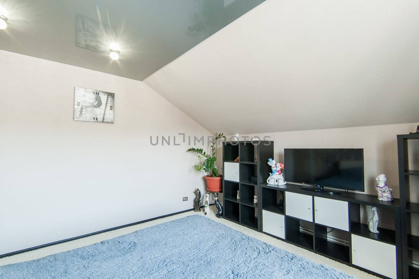 Russia, Moscow- May 17, 2019: interior room apartment. standard repair decoration in hostel