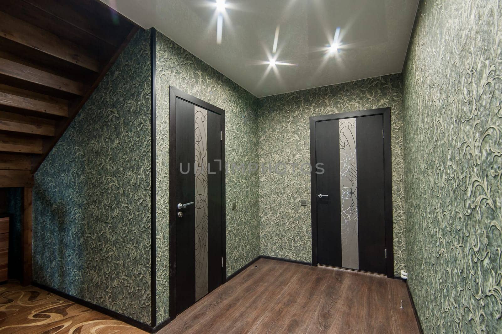 Russia, Moscow- May 17, 2019: interior room apartment. standard repair decoration in hostel