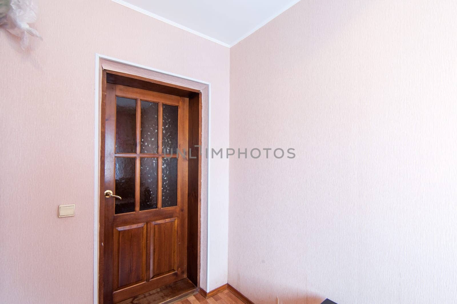 Russia, Moscow- May 17, 2019: interior room apartment. standard repair decoration in hostel