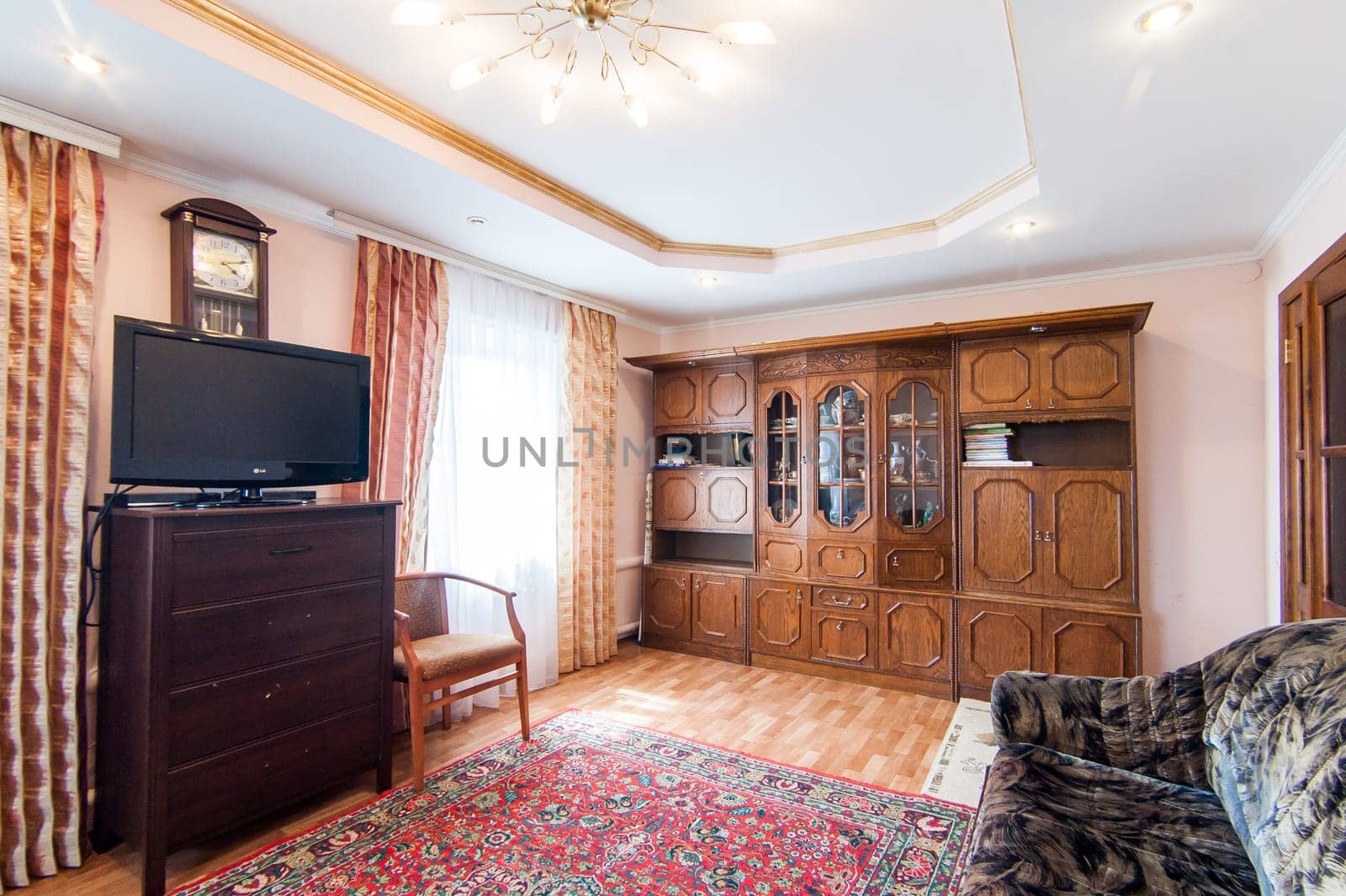 Russia, Moscow- May 17, 2019: interior room apartment. standard repair decoration in hostel