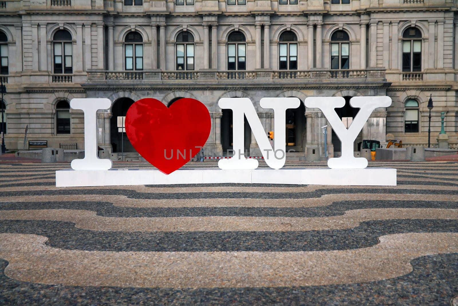 I love New York sign in Albany downtown