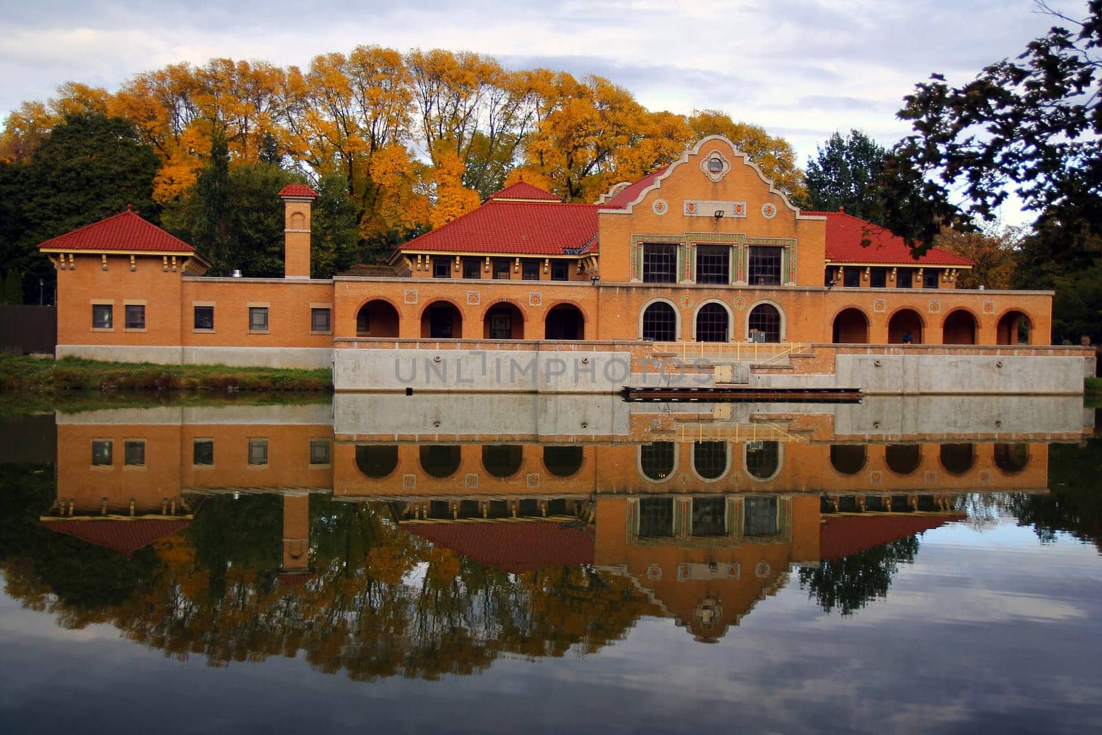 Reflections in Washington Park in Albany (Upstate New York)