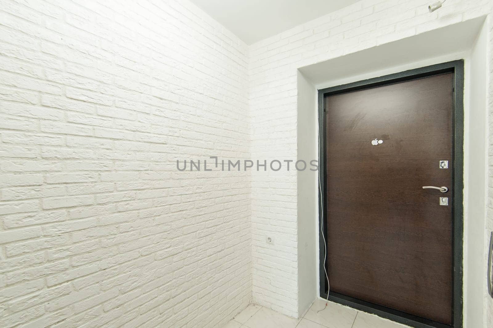 Russia, Moscow- May 20, 2019: interior room apartment. standard repair decoration in hostel. room doors, repair