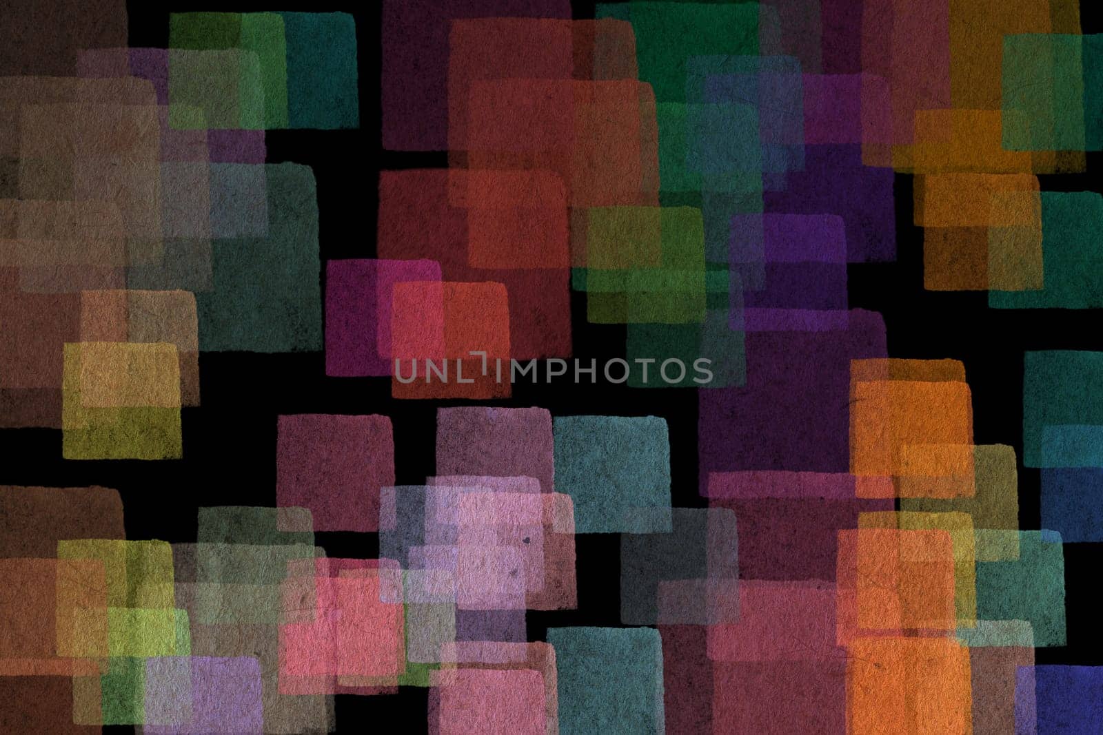 Pastel colors textured squares background. Abstract illustration.