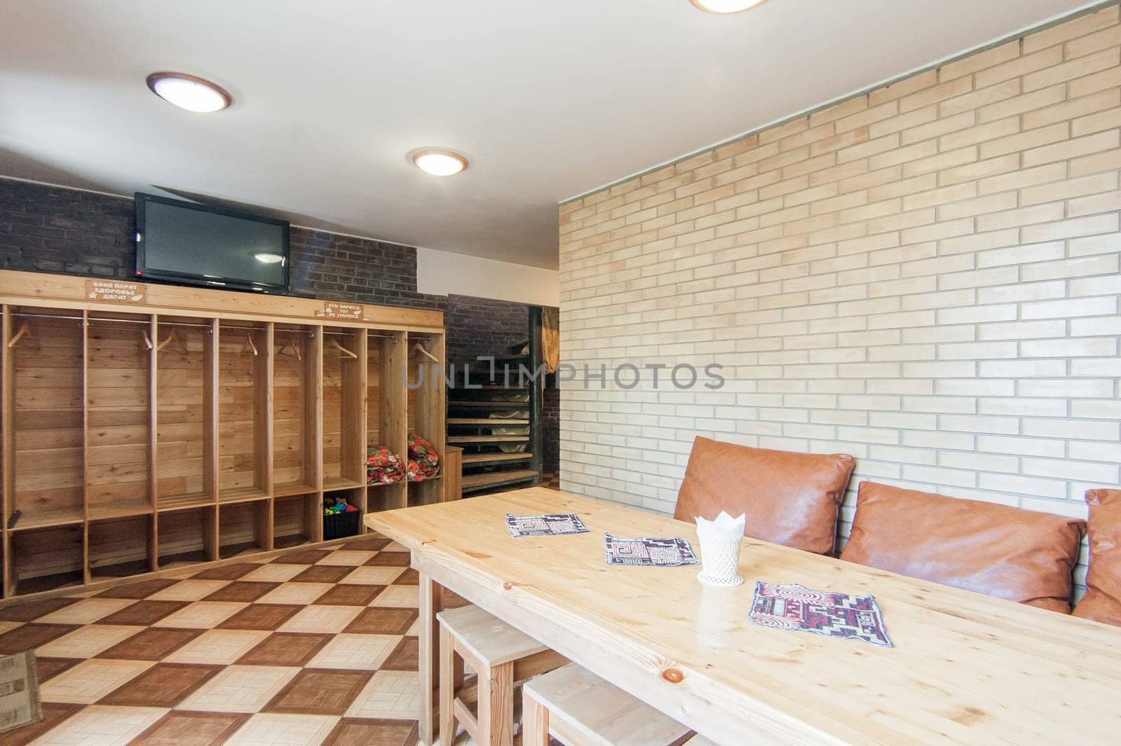 Russia, Moscow- May 29, 2019: interior room apartment. standard repair decoration in hostel