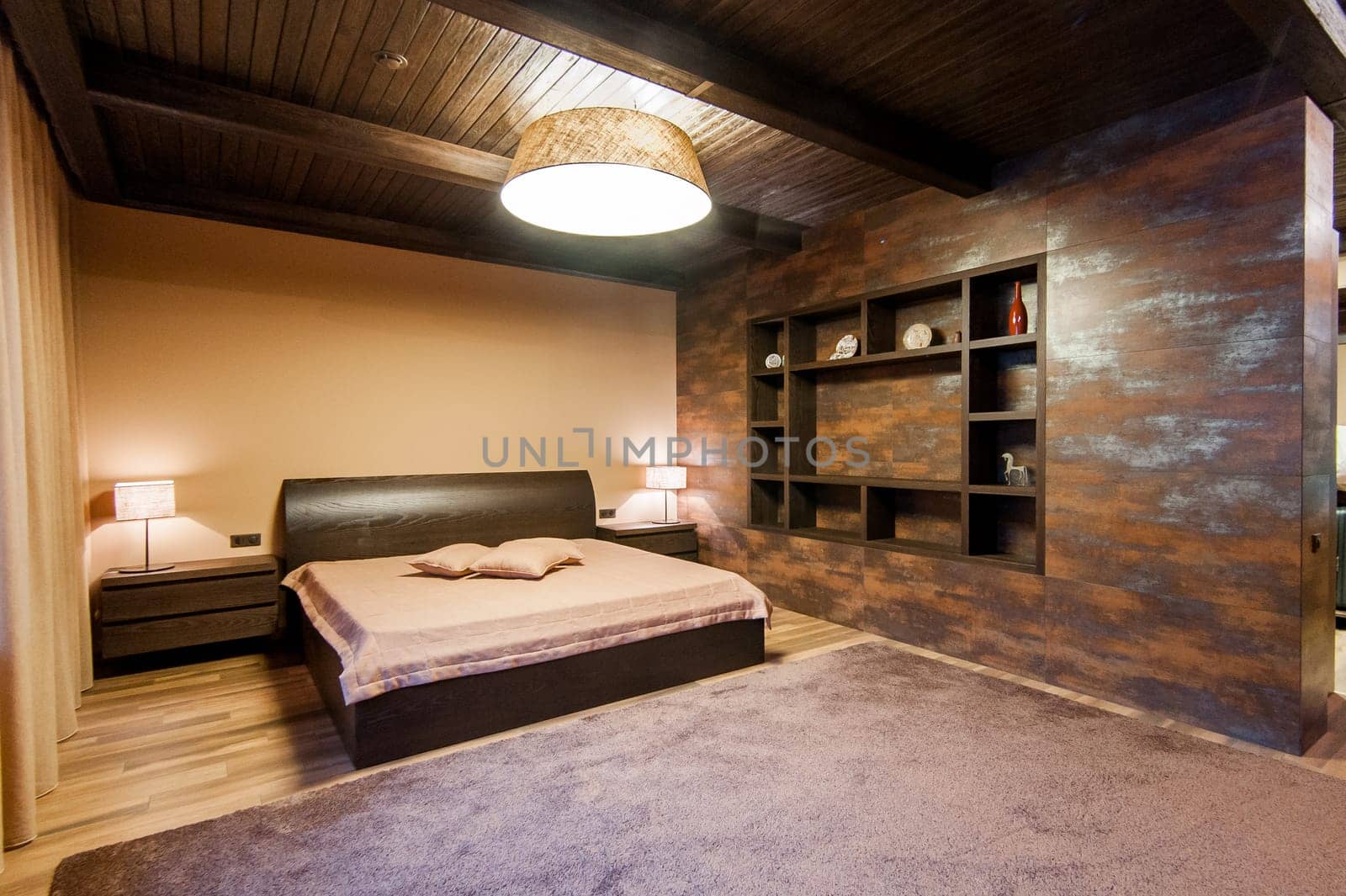 Russia, Moscow- May 29, 2019: interior room apartment. standard repair decoration in hostel