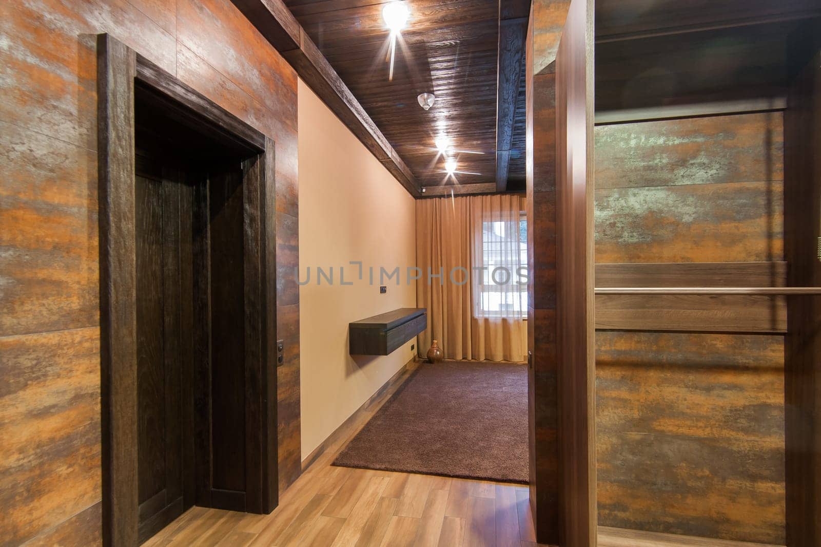 Russia, Moscow- May 29, 2019: interior room apartment. standard repair decoration in hostel