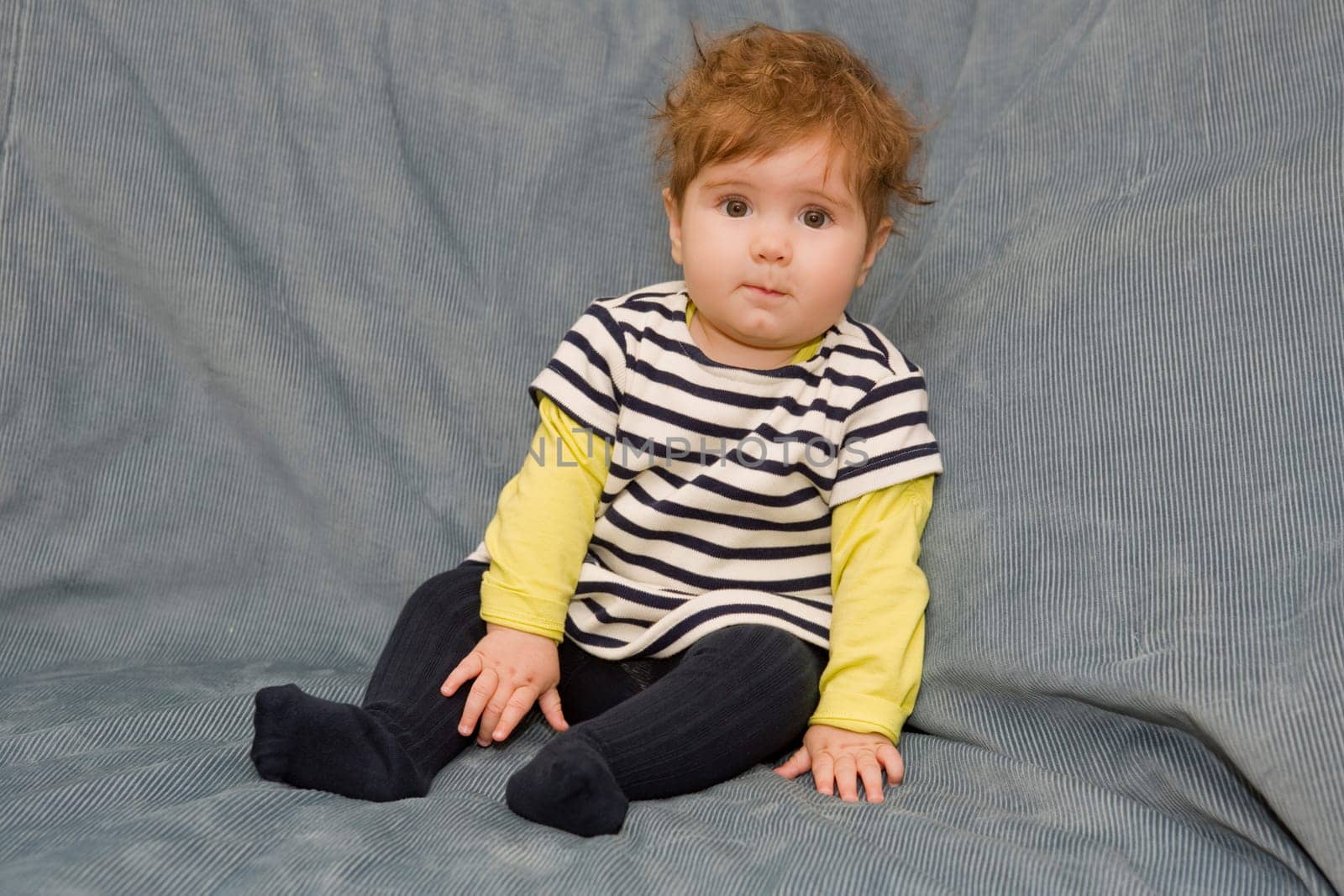 young baby portrait, studio picture
