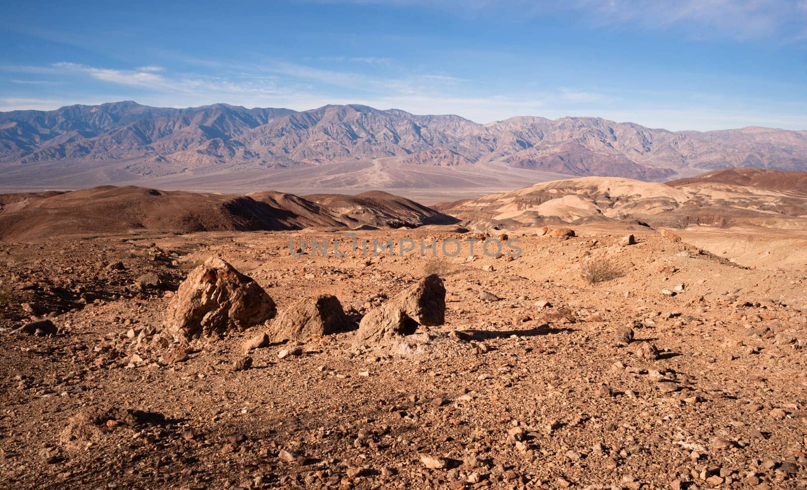 Beautiful day in Death Valley California Desert