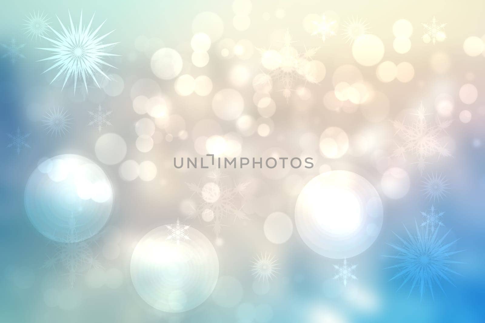 Abstract blurred festive delicate winter christmas or Happy New Year background texture with shiny light blue pink and white bokeh lighted stars. Space. Card concept.