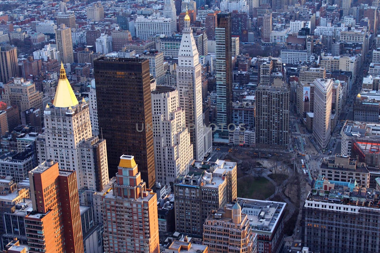 Madison park and flatiron from the Empire State Building