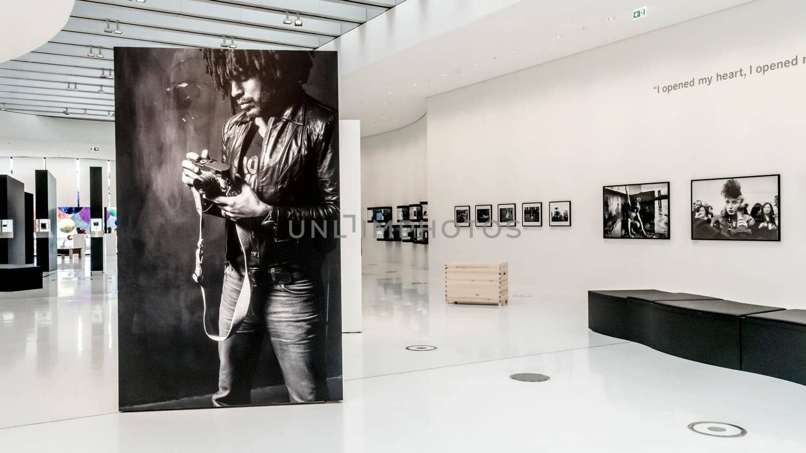 GERMANY, WETZLAR, 06 JULY 2019, Headquarters of the Leica Camera Company, opened in 2014, interior galleries